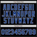 Custom Black Neon Green Pinstripe Authentic Baseball Jersey - Royal White Custom Black Neon Green Pinstripe Royal-White Authentic - Image 5