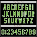 Custom Black Neon Green White Baseball Jersey - Authentic Design, Perfect for Fans and Players Custom Black Neon Green-White - Image 5