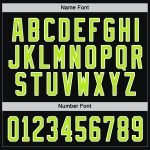 Custom Black Neon Green White Hockey Jersey for Men and Women, Style 7403 Custom Black Neon Green-White Hockey Jersey Style - Image 4