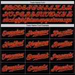 Custom Black Gold Pinstripe Baseball Jersey Red Old Gold Authentic Style 7386 Custom Black Old Gold Pinstripe Red-Old Gold - Image 4