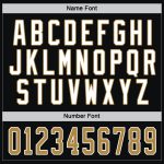 Custom Black Gold White Hockey Jersey for Adults - Personalized Sportswear Custom Black Old Gold-White Hockey Jersey - Image 4