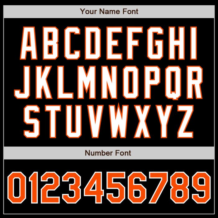 Authentic Fade Fashion Baseball Jersey in Custom Black, Orange, Gray, and White Custom Black Orange Gray-White Authentic - Image 3
