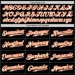 Authentic Fade Fashion Baseball Jersey in Custom Black, Orange, Gray, and White Custom Black Orange Gray-White Authentic - Image 4