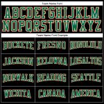 Custom Long Sleeve Performance T-Shirt in Black, Orange, Kelly Green and White Custom Black Orange Kelly Green-White Long - Image 4