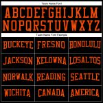 Custom Long Sleeve Performance T-Shirt in Black and Orange for Men and Women Custom Black Orange Long Sleeve Performance - Image 4