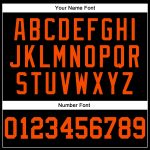 Custom Long Sleeve Performance T-Shirt in Black and Orange for Men and Women Custom Black Orange Long Sleeve Performance - Image 5