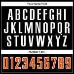 Custom Soccer Uniform Jersey - Black Orange-White Sublimation Split Design Custom Black Orange-White Sublimation Split Fashion - Image 5