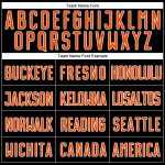 Custom Soccer Uniform Jersey - Black Orange-White Sublimation Split Design Custom Black Orange-White Sublimation Split Fashion - Image 4