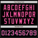 Custom Black Pink Kelly Green Baseball Jersey Authentic Design Custom Black Pink-Kelly Green Authentic Baseball Jersey - Image 5