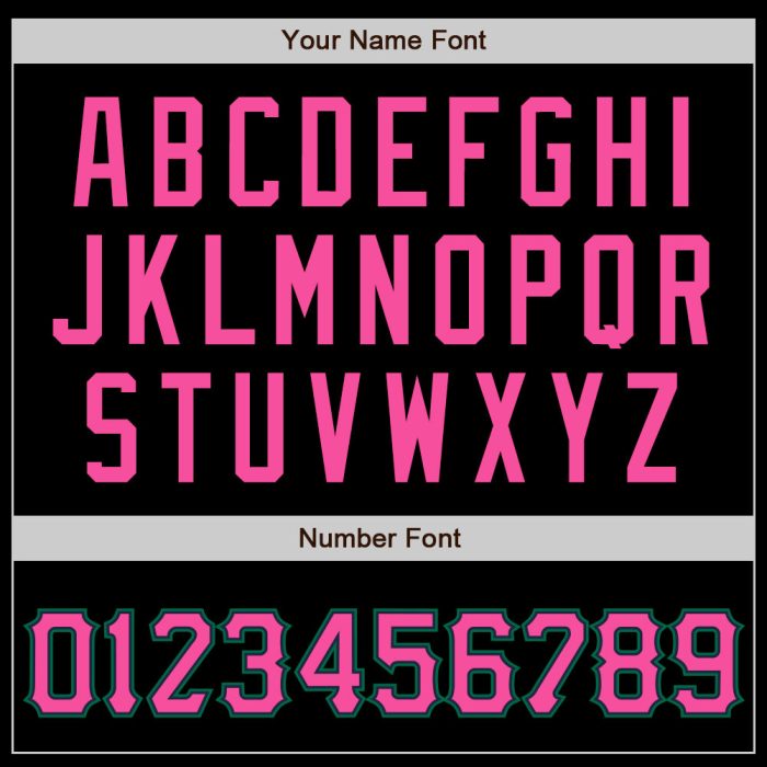 Custom Black Pink Kelly Green Baseball Jersey Authentic Design Custom Black Pink-Kelly Green Authentic Baseball Jersey - Image 5
