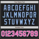 Custom Black Pink-Light Blue Authentic Baseball Jersey for Sports Fans and Players Custom Black Pink-Light Blue Authentic - Image 5