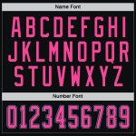 Custom Black Pink-Light Blue Hockey Jersey Personalized Team Apparel Custom Black Pink-Light Blue Hockey Jersey - Image 4