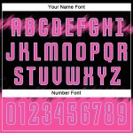 Custom Sublimation Soccer Jersey Black Pink Light Blue Uniform Custom Black Pink-Light Blue Sublimation Soccer Uniform Jersey - Image 5