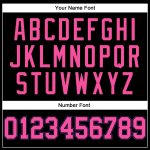 Black Pink Purple Custom Authentic Basketball Jersey - Throwback Style Custom Black Pink-Purple Authentic Throwback Basketball - Image 4