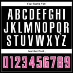 Custom Black Pink White Sublimation Soccer Uniform Jersey - Split Design Fashion Gear Custom Black Pink-White Sublimation - Image 5