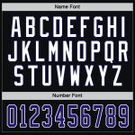 Custom Black Purple White Hockey Jersey - Style 5164 - Personalized Team Apparel Custom Black Purple-White Hockey Jersey - Image 4