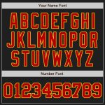 Custom Black Red Gold Baseball Jersey - Authentic Design for Fans and Players Custom Black Red-Gold Authentic Baseball Jersey - Image 5