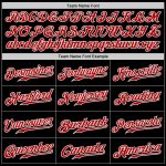 Custom Authentic Fade Baseball Jersey Black Red Gold White Custom Black Red Gold-White Authentic Fade Fashion Baseball Jersey - Image 4