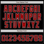 Custom Black Red White Authentic Baseball Jersey for Men Style 4519 Custom Black Red-White Authentic Baseball Jersey Style - Image 5