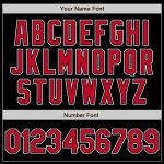 Custom Black Red White Fade Baseball Jersey - Authentic Fashion Design Custom Black Red-White Authentic Fade Fashion Baseball - Image 3