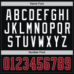Custom Hockey Jersey Black Red White - Personalized Team Jersey Custom Black Red-White Hockey Jersey - Image 4