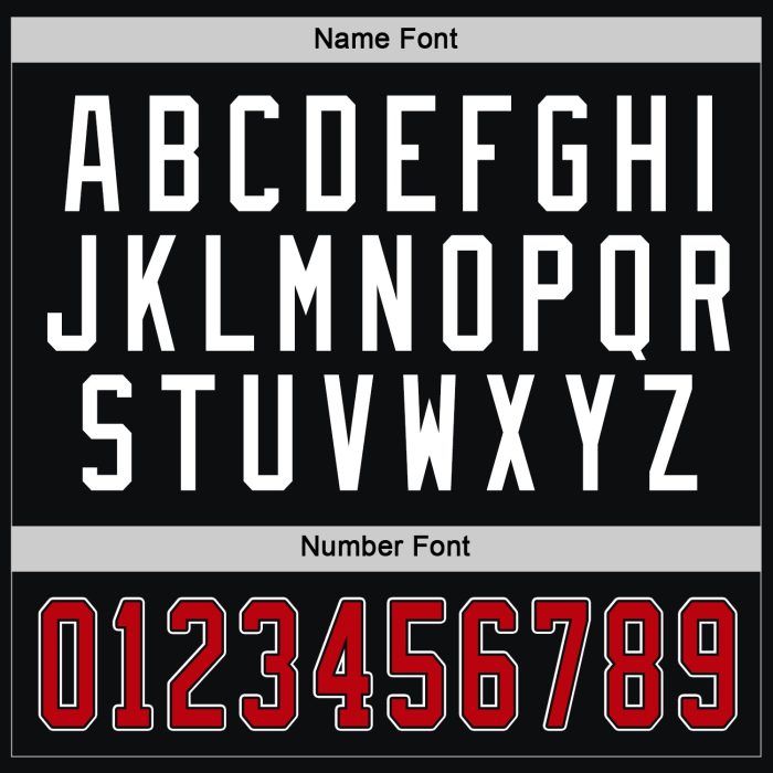 Custom Hockey Jersey Black Red White - Personalized Team Jersey Custom Black Red-White Hockey Jersey - Image 4