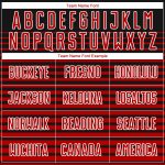 Custom Soccer Jersey Black Red White Sublimation Uniform for Teams Custom Black Red-White Sublimation Soccer Uniform Jersey - Image 4