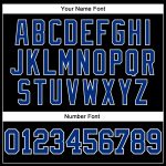 Custom Performance T-Shirt Long Sleeve Red White Black for Men and Women Custom Black Royal Red-White Long Sleeve Performance - Image 5