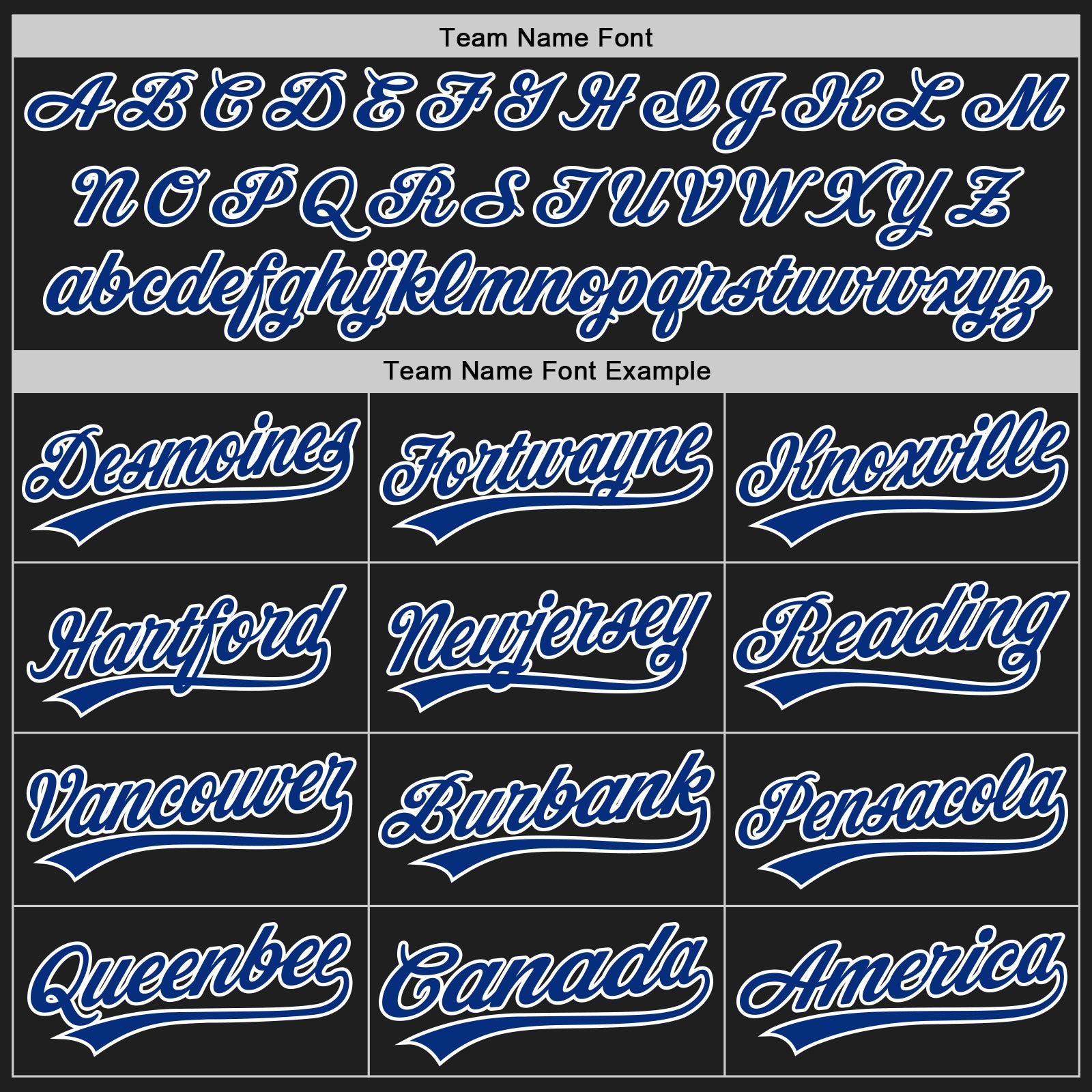 Custom Black Royal-White Authentic Baseball Jersey Custom Black White Authentic Baseball Jersey - Personalized Team Apparel Custom Black Royal-White Authentic Baseball Jersey - Image 4