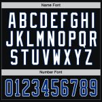 Custom Black Royal White Hockey Jersey | Personalized Team Apparel Custom Black Royal-White Hockey Jersey - Image 4