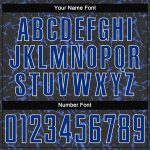 Custom Black White Soccer Jersey Sublimation Uniform - Royal Design Custom Black Royal-White Sublimation Soccer Uniform Jersey - Image 5