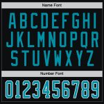 Personalized Black Teal White Hockey Jersey for Custom Team Apparel Custom Black Teal-White Hockey Jersey - Image 4