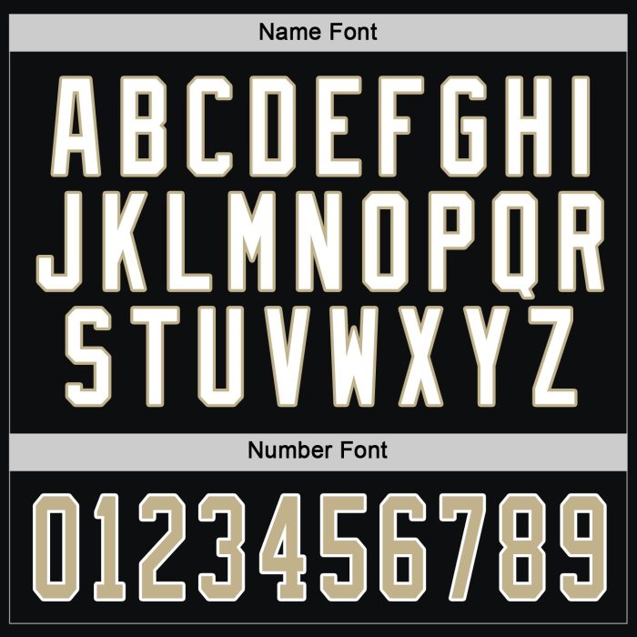 Custom Black and Gold Vegas White Hockey Jersey - Personalized Sports Apparel Custom Black Vegas Gold-White Hockey Jersey - Image 4