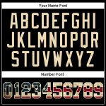 Vintage USA Flag Long Sleeve Performance T-Shirt - Custom Black Crimson-Cream Design Custom Black Vintage USA Flag Crimson-Cream - Image 5