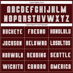 Custom Black White Crimson Sublimation Fade Soccer Jersey Uniform Fashion Custom Black White-Crimson Sublimation Fade Fashion - Image 4