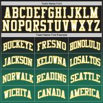 Custom Black White Kelly Green Fade Basketball Jersey - Authentic Fashion Style Custom Black White-Kelly Green Authentic - Image 4