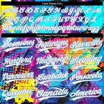 Custom 3D Pattern Baseball Jersey - Black White Light Blue Design, Authentic Sportswear Custom Black White-Light Blue 3D - Image 4