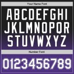 Custom Fade Basketball Jersey - Authentic Black White Purple Fashion Design Custom Black White-Purple Authentic Fade Fashion - Image 3