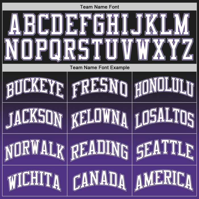 Custom Fade Basketball Jersey - Authentic Black White Purple Fashion Design Custom Black White-Purple Authentic Fade Fashion - Image 4