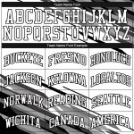 Custom Black White Silver Gray Basketball Jersey Sublimation Round Neck Suit Custom Black White-Silver Gray Round Neck Sublimation - Image 3