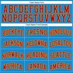 Custom Authentic Basketball Jersey - Blue Red Gold Retro Throwback Design Custom Blue Red-Gold Authentic Throwback Basketball - Image 3