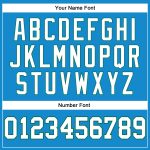 Custom Authentic Throwback Basketball Jersey - Blue White Kelly Green Custom Blue White-Kelly Green Authentic Throwback Basketball - Image 4