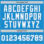 Custom Blue White-Light Blue Basketball Jersey - Authentic Throwback Design Custom Blue White-Light Blue Authentic Throwback - Image 4