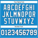 Custom Navy Blue White Authentic Basketball Throwback Jersey Custom Blue White-Navy Authentic Throwback Basketball Jersey - Image 4