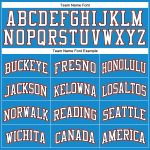 Blue White Navy Orange Basketball Jersey - Custom Authentic Throwback Design Custom Blue White Navy-Orange Authentic Throwback - Image 3