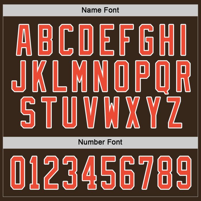 Custom Hockey Jersey - Brown Orange and White Design for Fans and Players Custom Brown Orange-White Hockey Jersey - Image 4