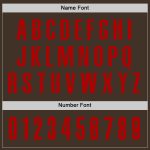 Custom Brown and Red Performance Golf Polo Shirt for Men - Lightweight, Breathable Fabric Custom Brown Red Performance Golf - Image 5