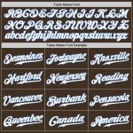 Custom Authentic Baseball Jersey - Brown White Light Blue Design, Made to Order, Comfortable Fit Custom Brown White-Light - Image 4