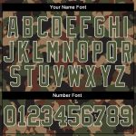 Olive White Camo Classic Woodland Salute to Service Baseball Jersey - Custom Authentic Design Custom Camo Olive-White Dark - Image 5