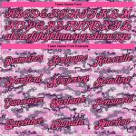 Camo Pink Black Performance Long Sleeve T-Shirt for Salute to Service Custom Camo Pink-Black Salute To Service Long Sleeve - Image 3